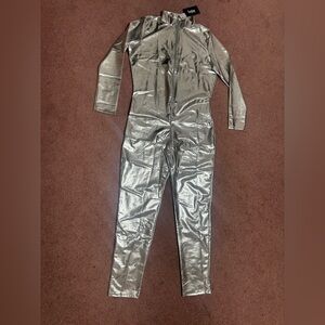 New Forplay Metallic Catsuit bodysuit space alien Costume festival rave outfit